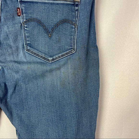 Levi's Medium Wash Pull On Skinny Jeggings 10 - Picture 6 of 6